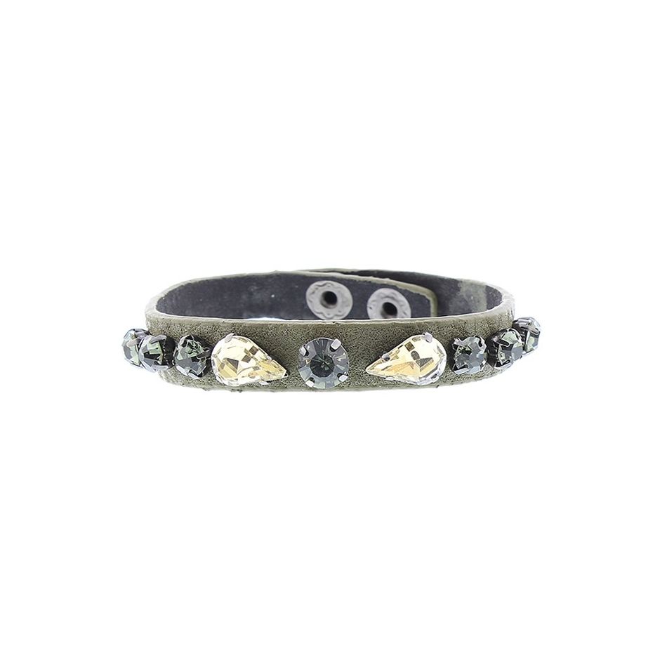 IMI BRACELET. LEATHER BEADS