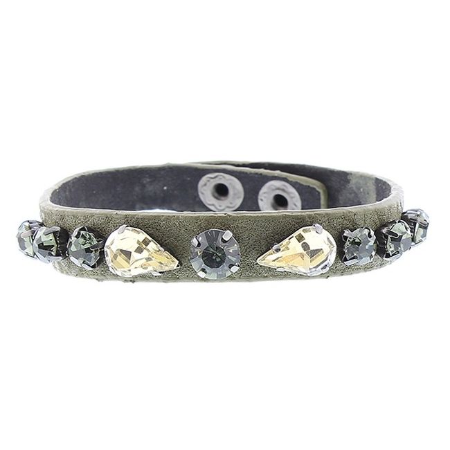IMI BRACELET. LEATHER BEADS