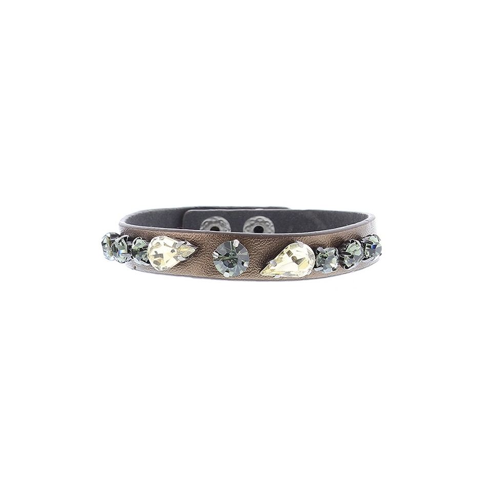 IMI BRACELET. LEATHER BEADS