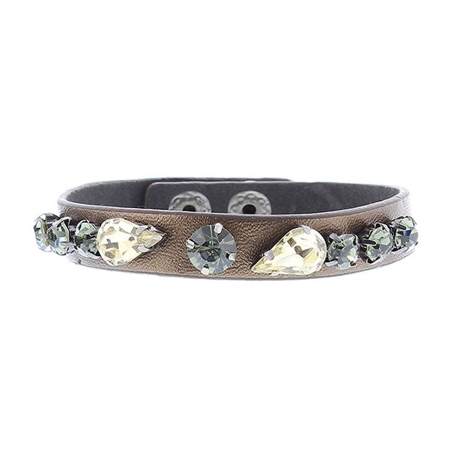IMI BRACELET. LEATHER BEADS