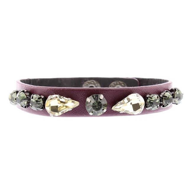 IMI BRACELET. LEATHER BEADS