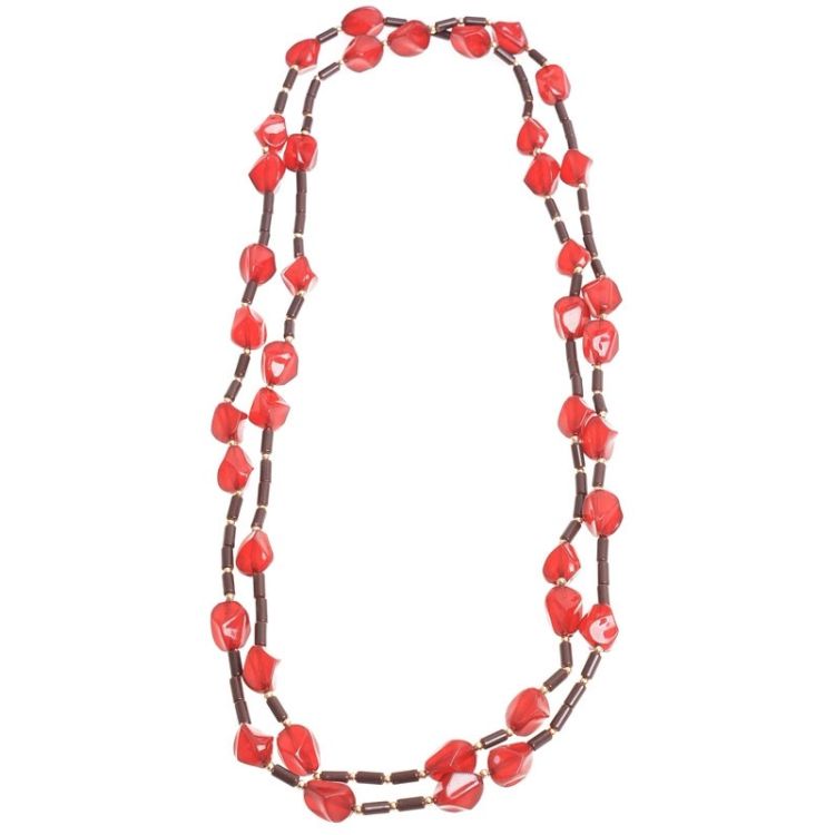LONG BEAD NECKLACE