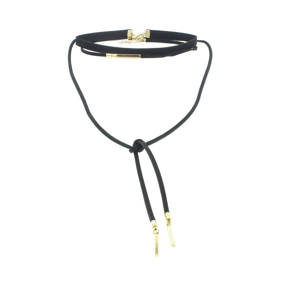 MULTI-ROUND CHOKER WITH METAL DETAILS