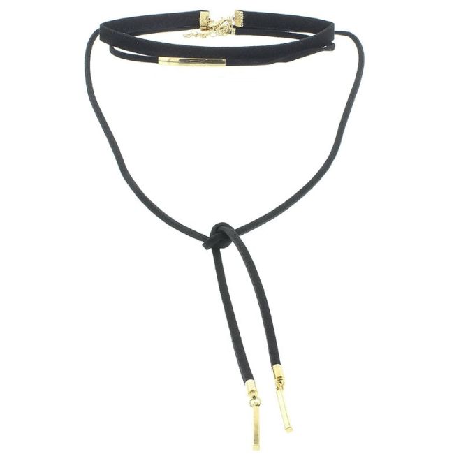 MULTI-ROUND CHOKER WITH METAL DETAILS