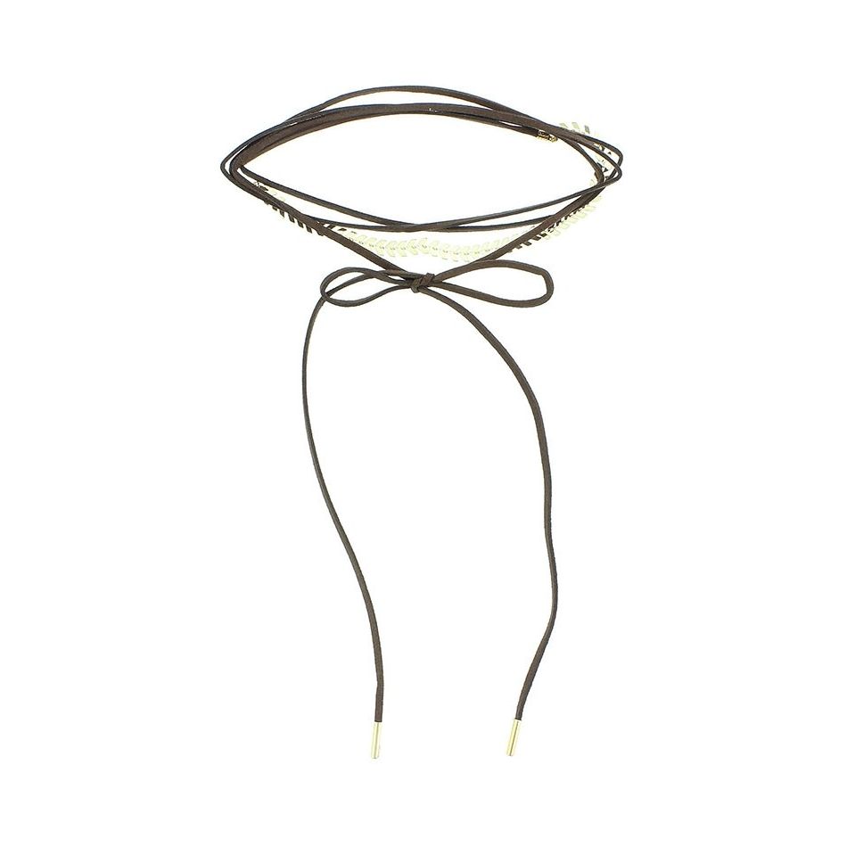 CHOKER MULTI VUELTA ESPIGA METAL