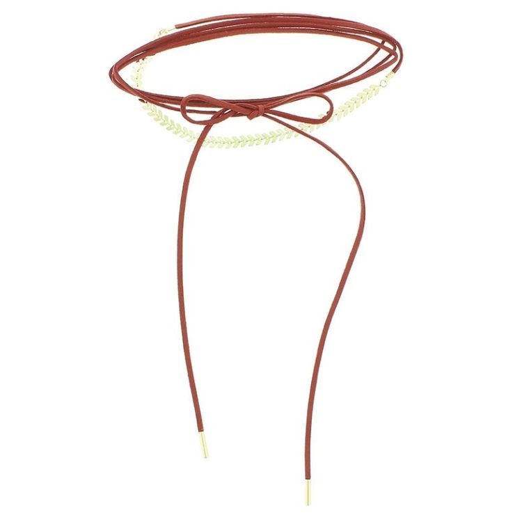 CHOKER MULTI VUELTA ESPIGA METAL 2