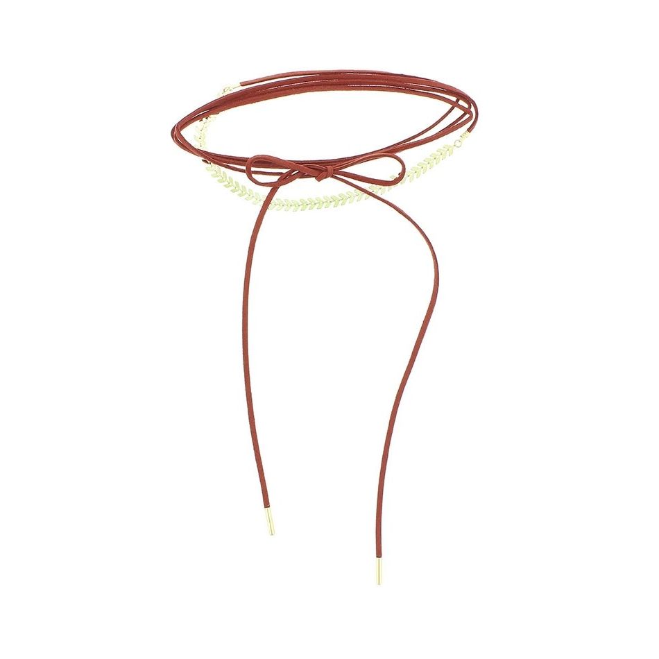 CHOKER MULTI VUELTA ESPIGA METAL