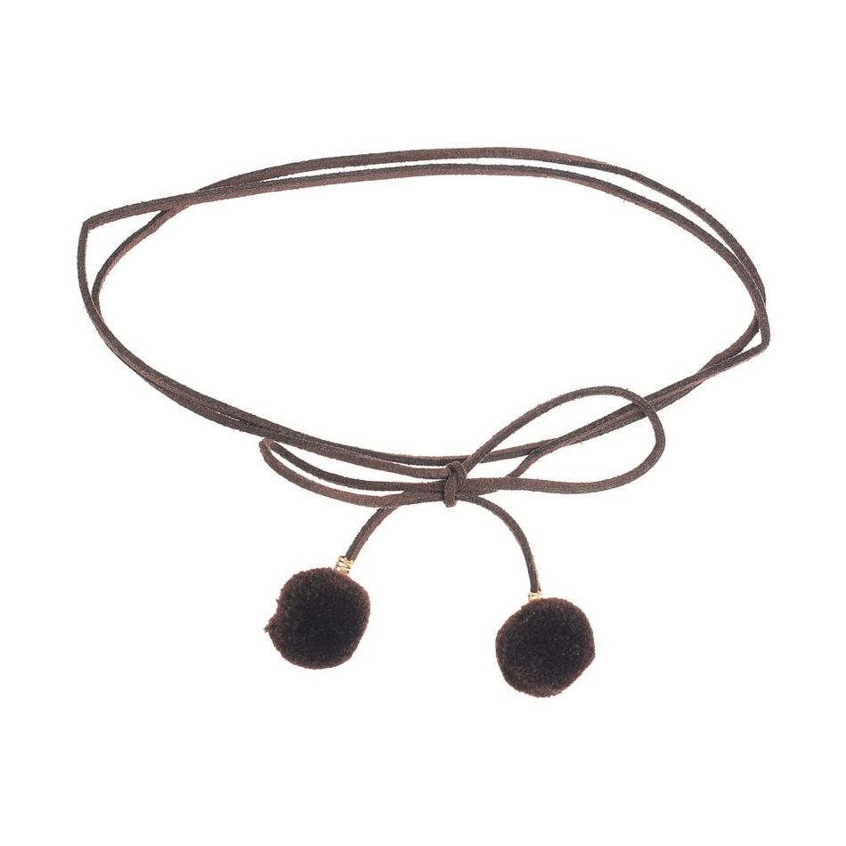 CHOKER POMPONES COLGANTES
