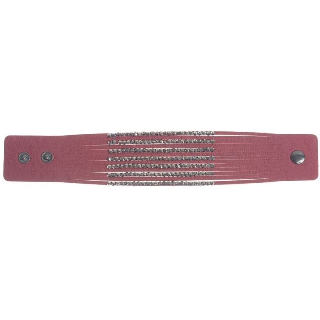 IMI BRACELET. CRYSTAL LEATHER