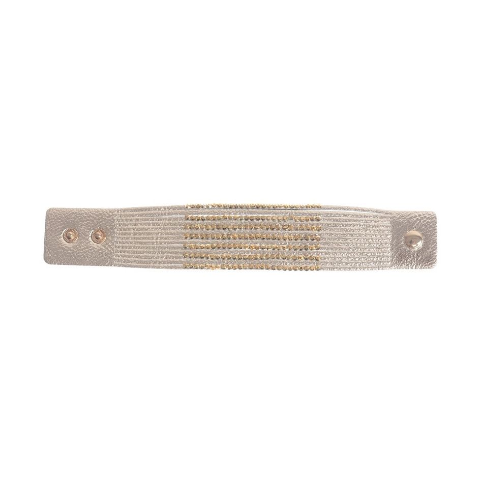 IMI BRACELET. CRYSTAL LEATHER
