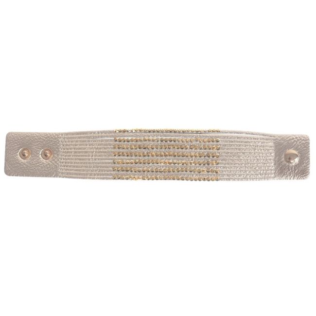 IMI BRACELET. CRYSTAL LEATHER