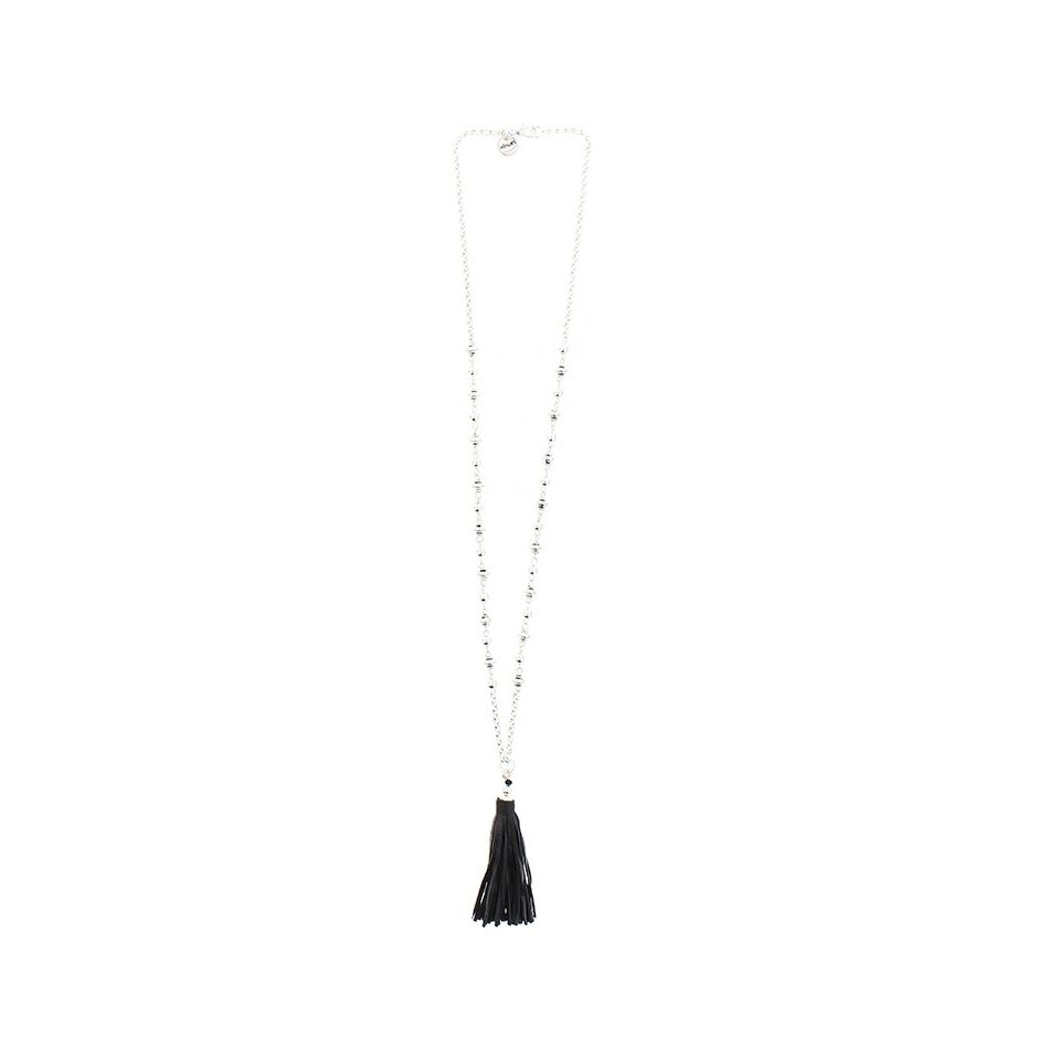 COLLAR LARGO COLGANTE FLECO