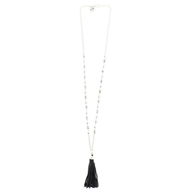 COLLAR LARGO COLGANTE FLECO