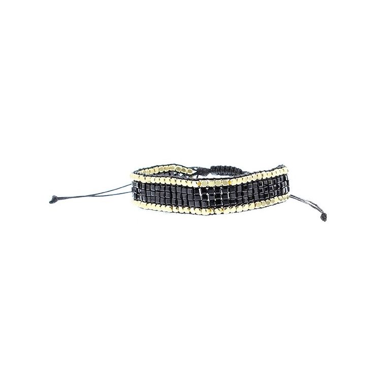 PULSERA  MACRAMÉ CUENTAS 2