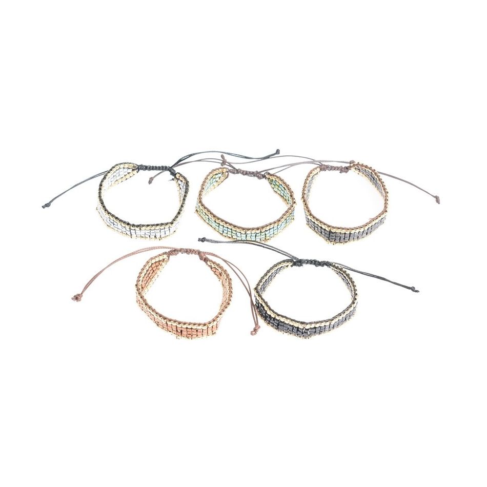 MACRAME BEADS BRACELET