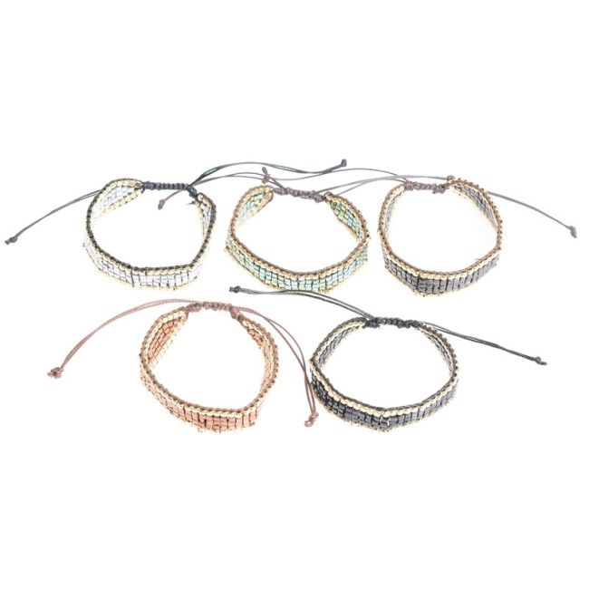 MACRAME BEADS BRACELET