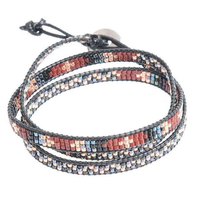 PULSERA  MACRAMÉ 3 VUELTAS