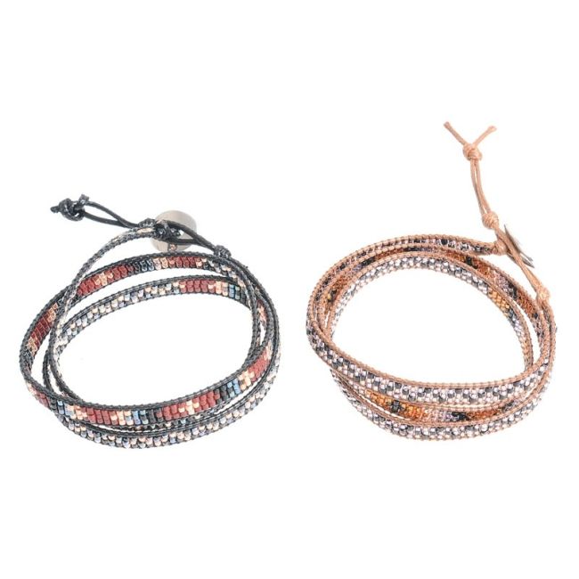 PULSERA  MACRAMÉ 3 VUELTAS