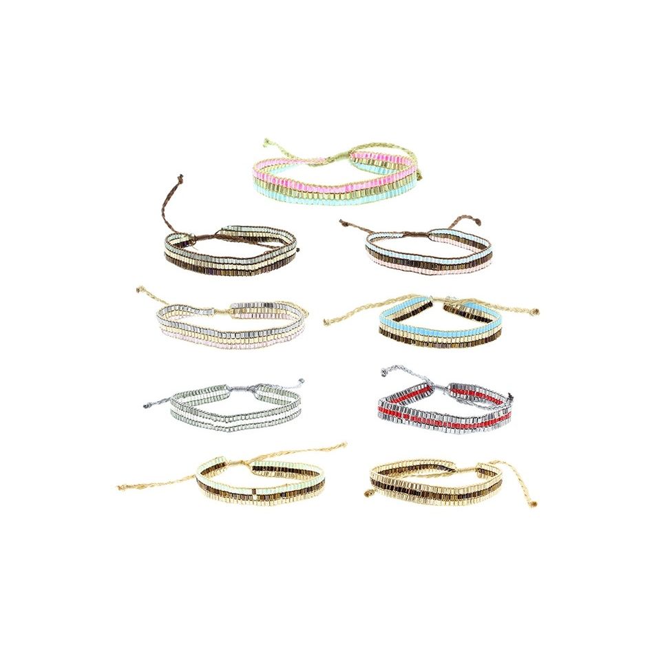 MACRAMÉ BEADED BRACELET