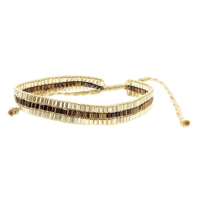MACRAMÉ BEADED BRACELET