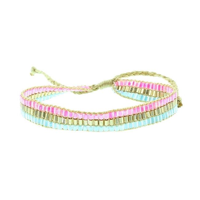 MACRAMÉ BEADED BRACELET