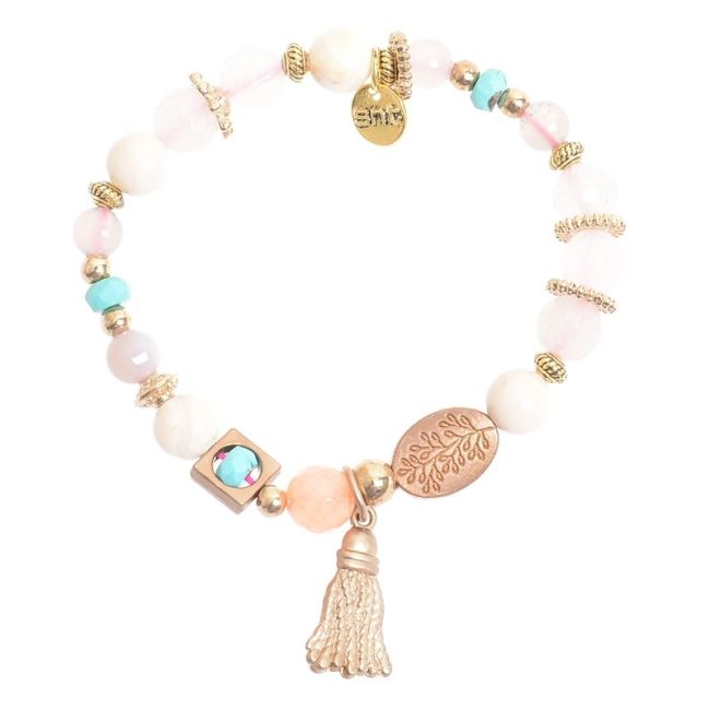 PULSERA CUENTAS PIEDRAS
