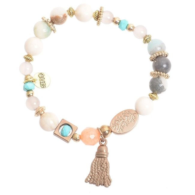 PULSERA CUENTAS PIEDRAS