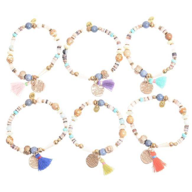 STONE BEADS BRACELET
