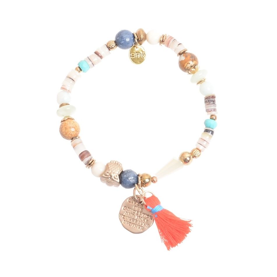 PULSERA CUENTAS PIEDRAS
