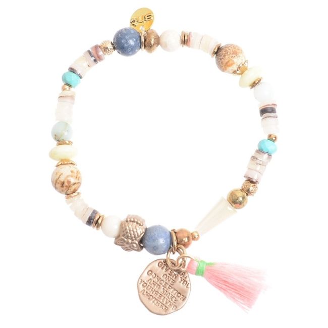PULSERA CUENTAS PIEDRAS