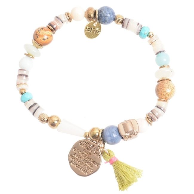 PULSERA CUENTAS PIEDRAS