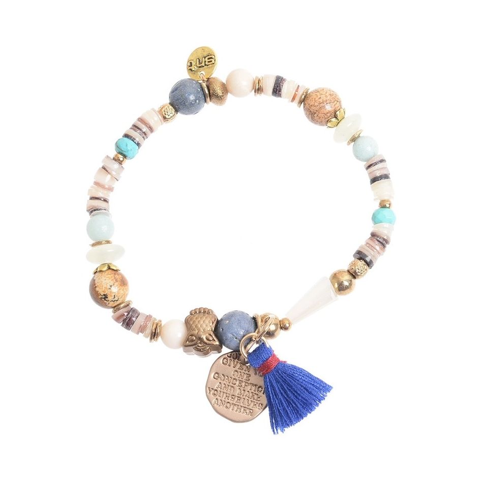 PULSERA CUENTAS PIEDRAS