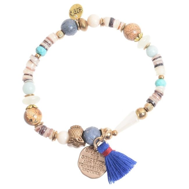 PULSERA CUENTAS PIEDRAS