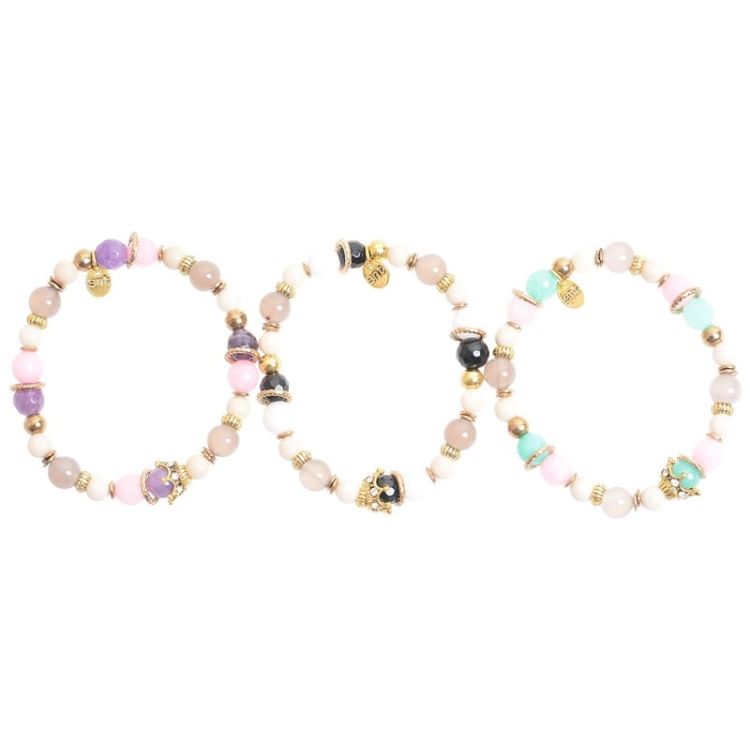 PULSERA CUENTAS PIEDRAS 2