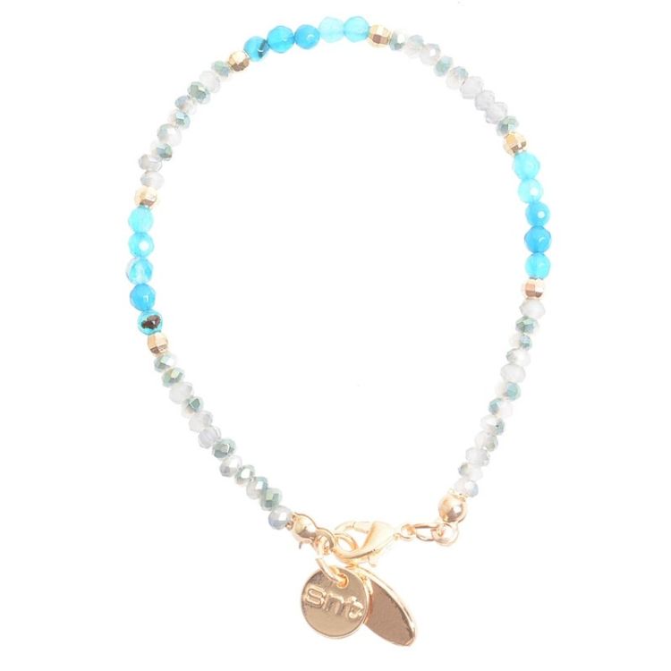 PULSERA CUENTAS PIEDRAS