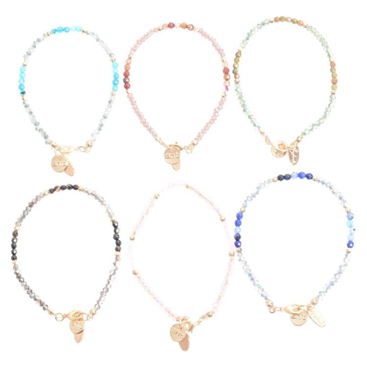 PULSERA CUENTAS PIEDRAS 2