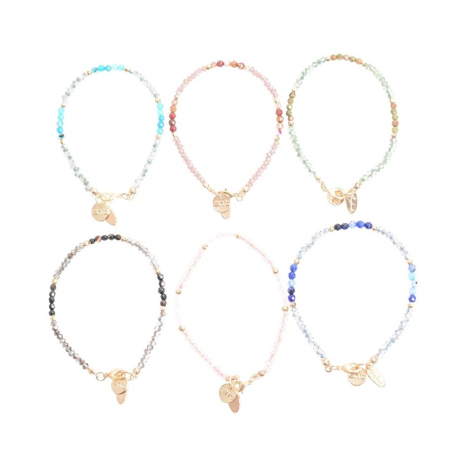 PULSERA CUENTAS PIEDRAS