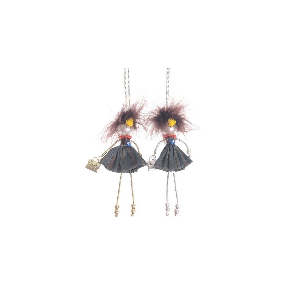LONG PENDANT NECKLACE LADY QUEEN DOLL