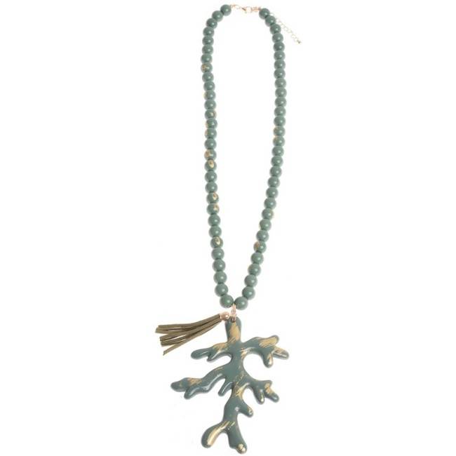LONG PENDANT NECKLACE RESIN