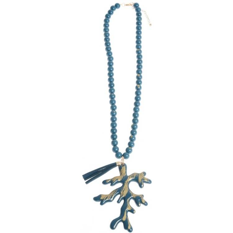 LONG PENDANT NECKLACE RESIN