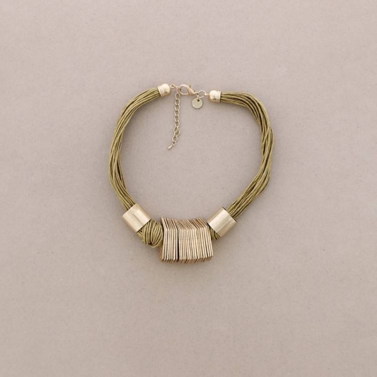 GARGANTILLA CORDONES METALES