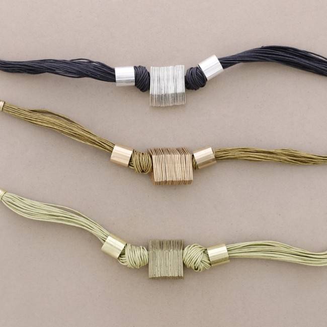 GARGANTILLA CORDONES METALES