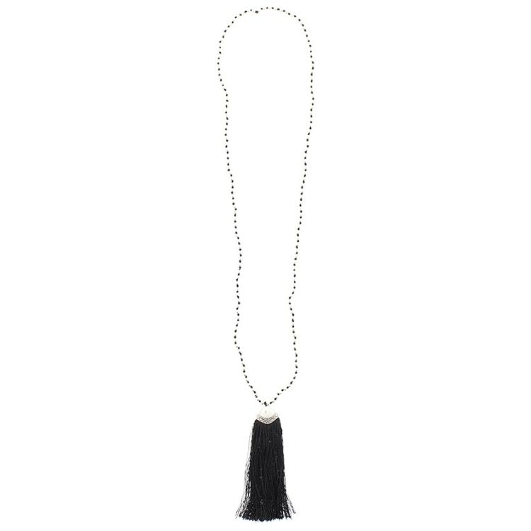 LONG PENDANT NECKLACE FRINGE