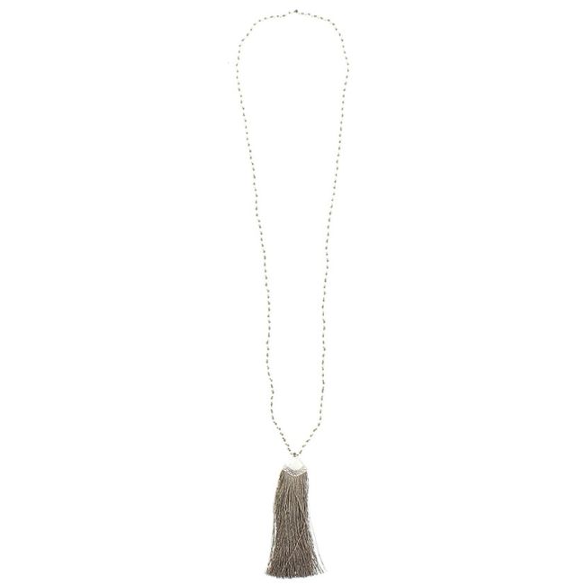 LONG PENDANT NECKLACE FRINGE