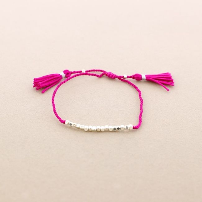 PULSERA  MACRAMÉ CUENTAS
