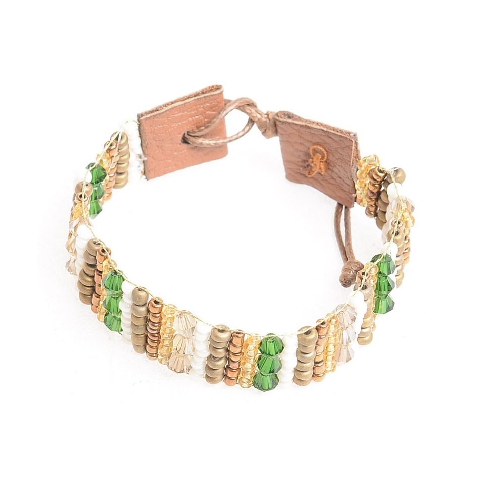 PULSERA  ÉTNICA CUENTAS