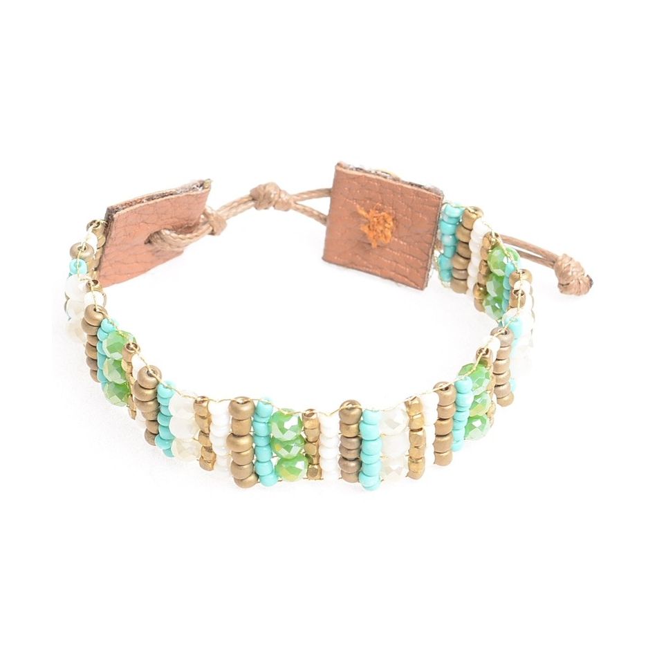 PULSERA  ÉTNICA CUENTAS