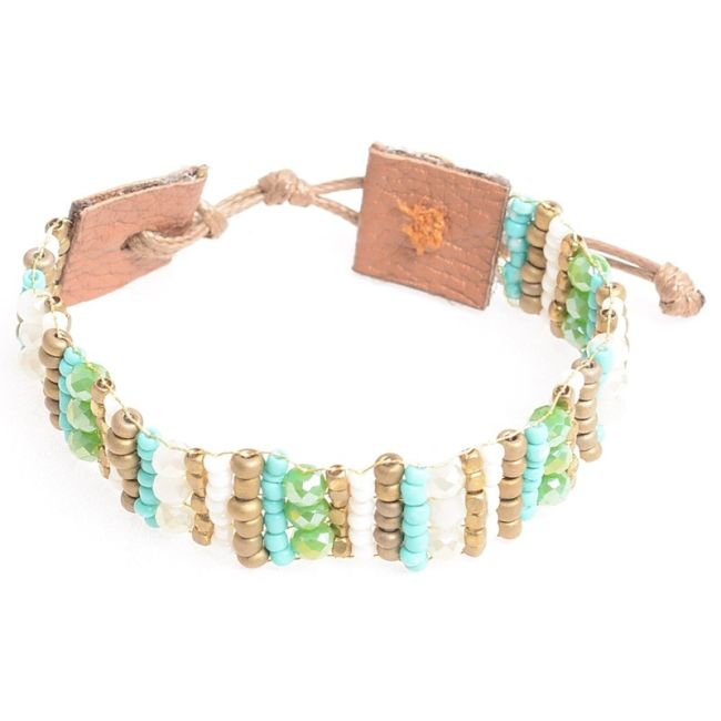 PULSERA  ÉTNICA CUENTAS