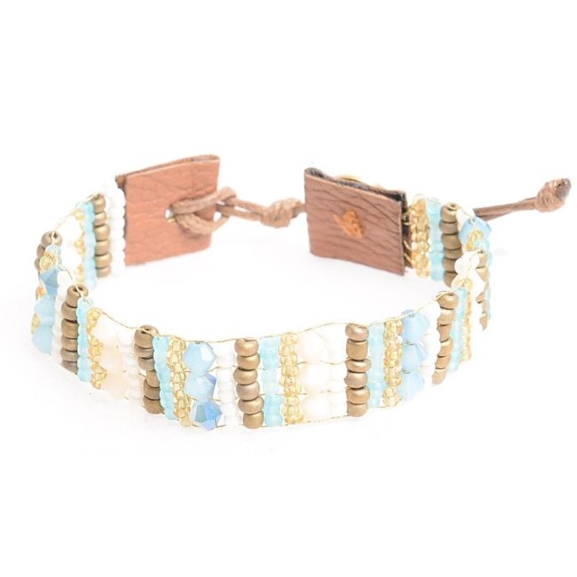 PULSERA  ÉTNICA CUENTAS