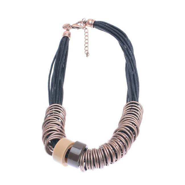 SHORT NECKLACE CORDS RINGS